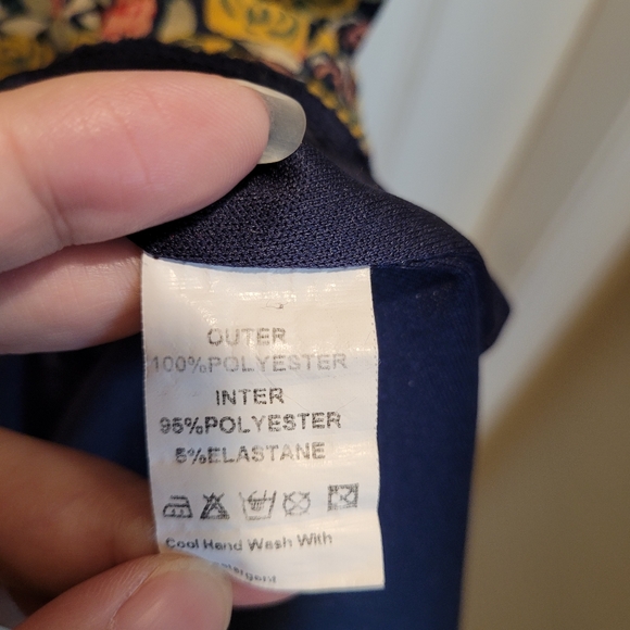 Cutie London dress with scissor/floral print UK size 14 - Picture 6 of 7